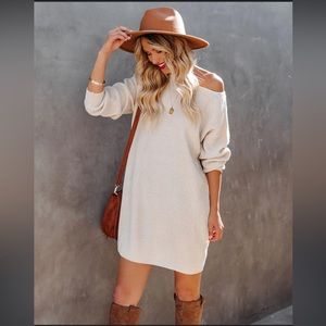 VICI FORE Princeton Knit Sweater Dress